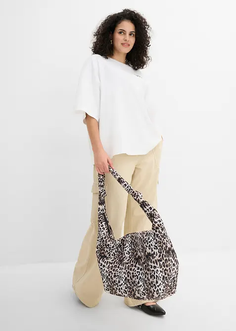 Oversizetopp av ekologisk bomull, bonprix