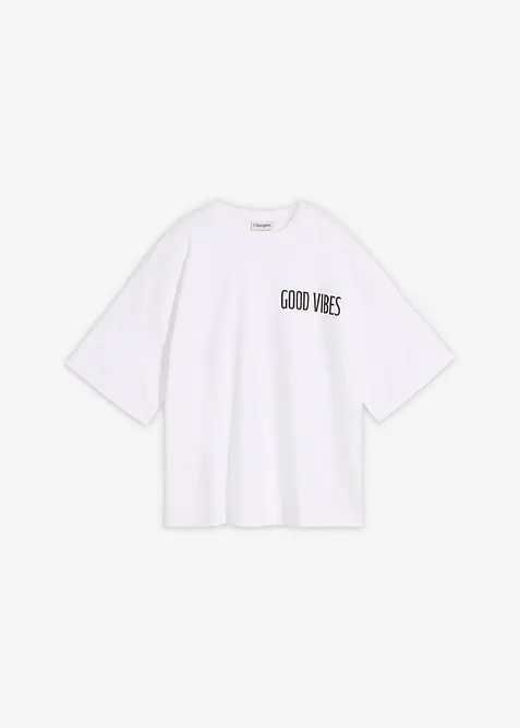 Oversizetopp av ekologisk bomull, bonprix