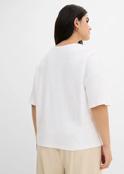 Ledig T-shirt i bomull, bonprix