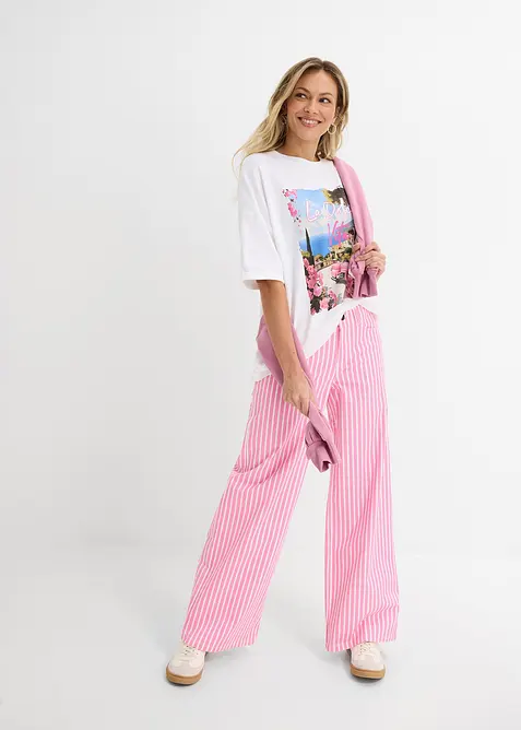 Oversizetopp av ekologisk bomull, bonprix