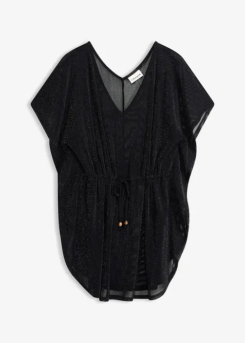 Strandtunika i glittrigt material, bonprix