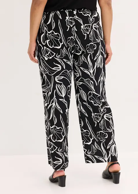 Dra p&aring;-byxa i viskos, bonprix