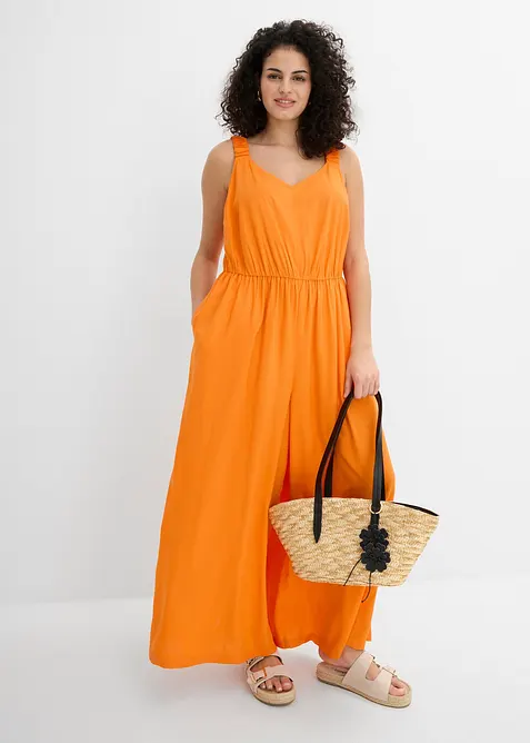 Jumpsuit i f&ouml;ljsam viskos, bonprix