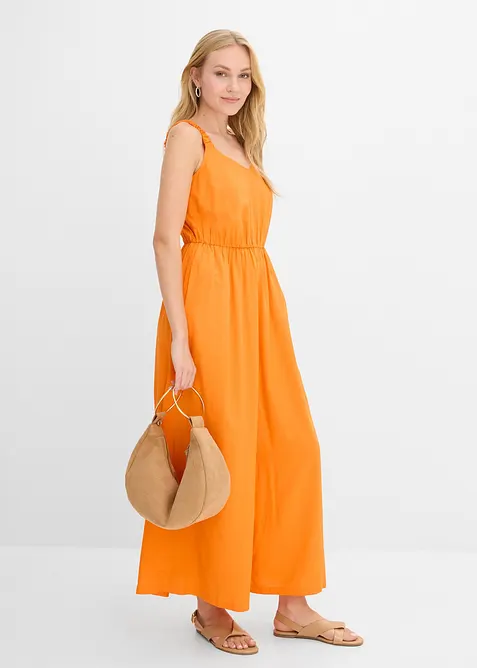 Jumpsuit i f&ouml;ljsam viskos, bonprix