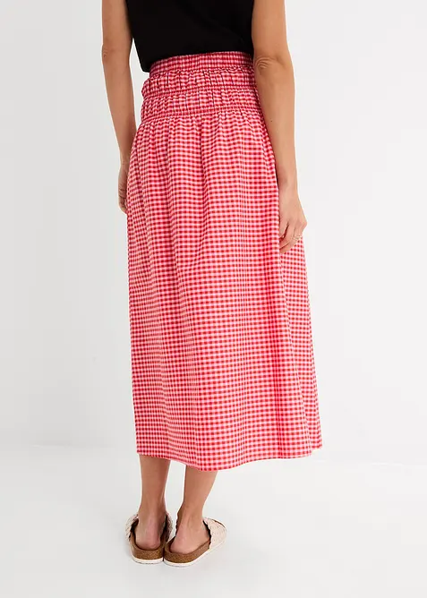 Maxikjol av elastisk bomullsmix, bonprix