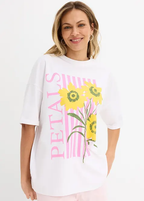 Oversizetopp i ekologisk bomull, bonprix