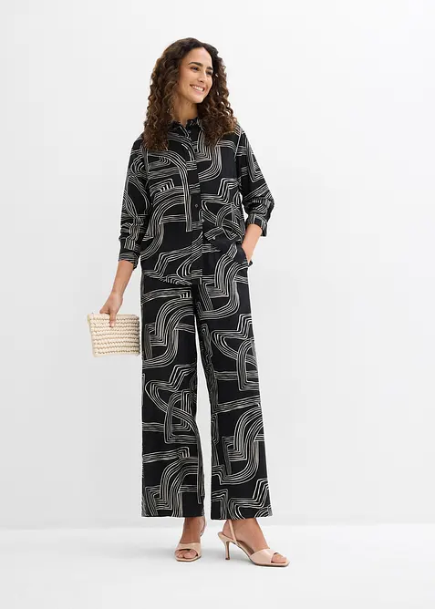 Blus i viskosmix, bonprix