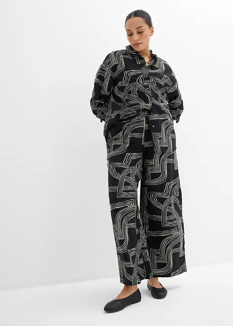 Blus i viskosmix, bonprix