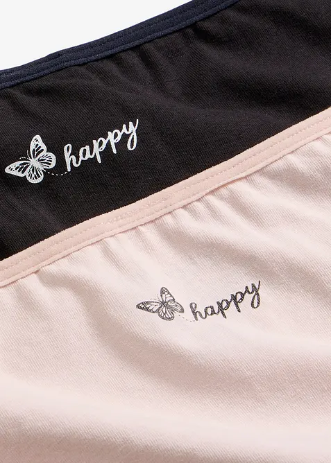 Maxihipstertrosa med mjuk bomull (4-pack), bonprix