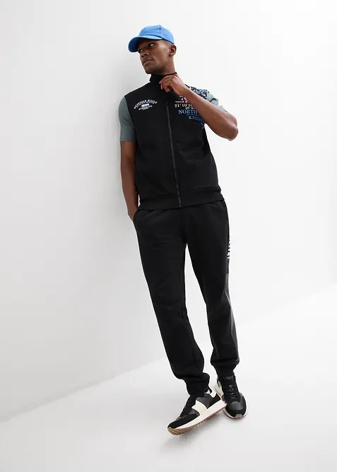 Sweatv&auml;st med st&aring;krage, bonprix