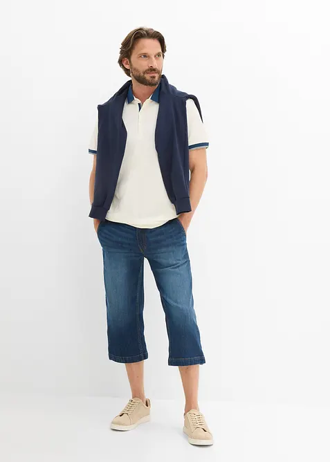Dra p&aring;-jeans i 3/4-l&auml;ngd, Regular Fit, bonprix