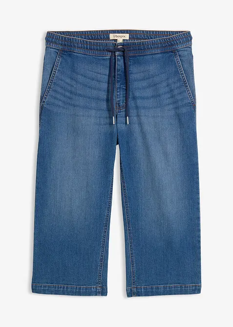 Dra p&aring;-jeans i 3/4-l&auml;ngd, Regular Fit, bonprix