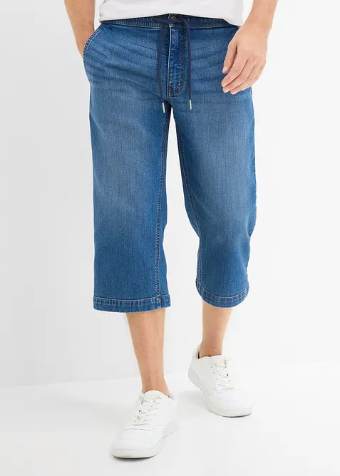 Dra p&aring;-jeans i 3/4-l&auml;ngd, Regular Fit, bonprix