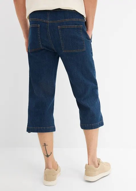 Dra p&aring;-jeans i 3/4-l&auml;ngd, Regular Fit, bonprix