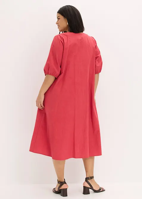 Mellanl&aring;ng kl&auml;nning av bomull, bonprix