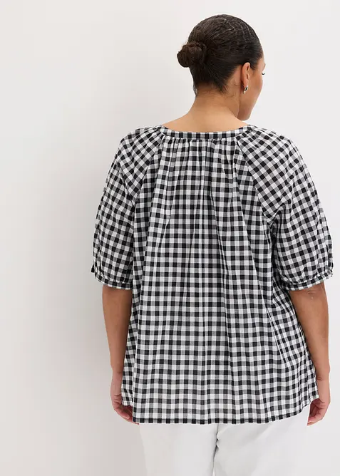 Blus i bomull, bonprix