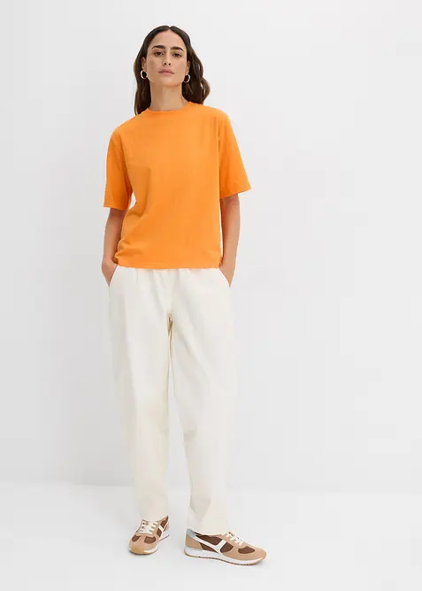 Topp i slubb av bomull (2-pack), bonprix