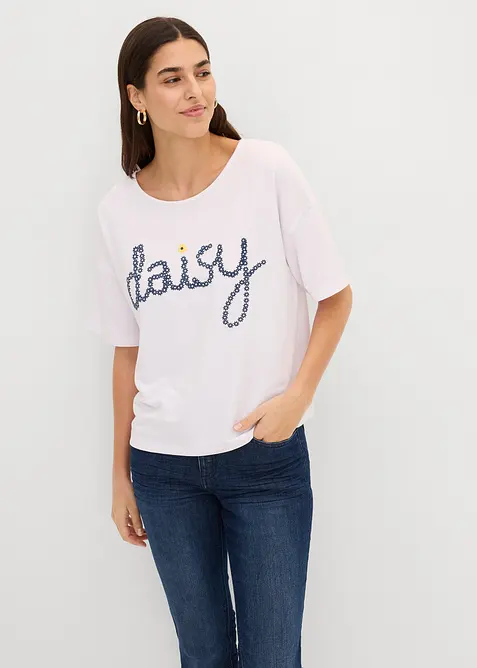 Sweatshirt i viskosmix, bonprix