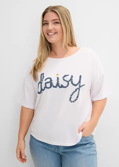 Sweatshirt i viskosmix, bonprix