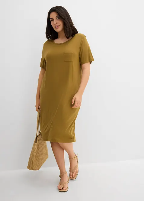 Trik&aring;kl&auml;nning i mjuk viskosmix, bonprix