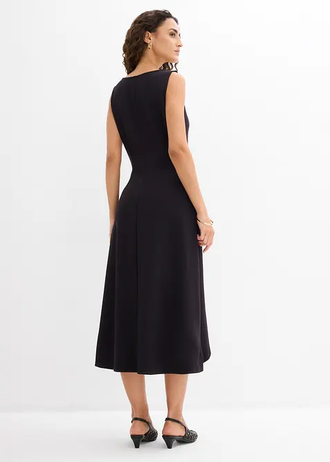 Jerseykl&auml;nning av viskosmix med mjukt fall, bonprix