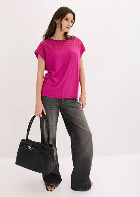 Topp av mjuk viskosmix, bonprix