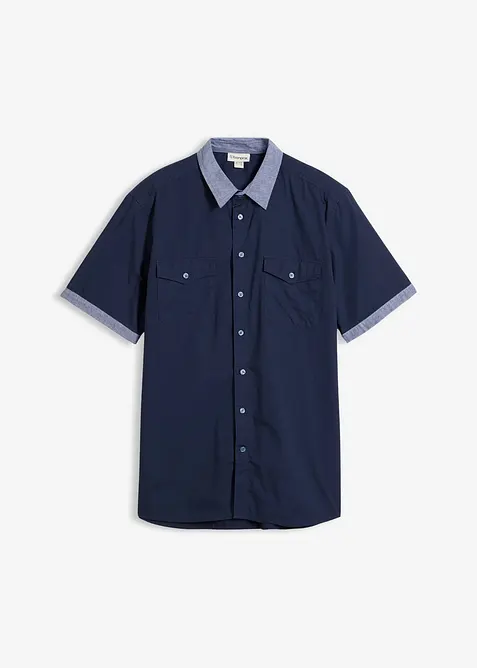 Kort&auml;rmad skjorta, bonprix