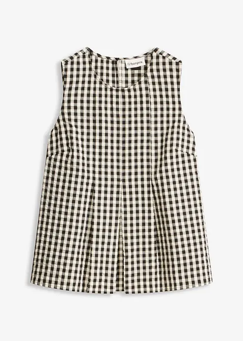 Rutigt bluslinne, bonprix