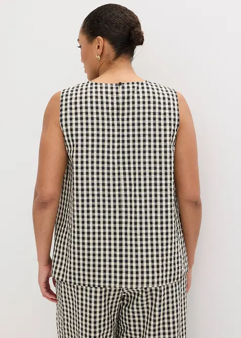 Rutigt bluslinne, bonprix