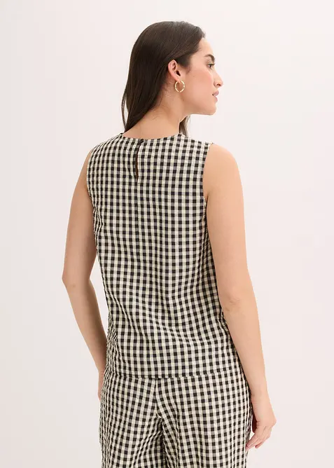 Rutigt bluslinne, bonprix