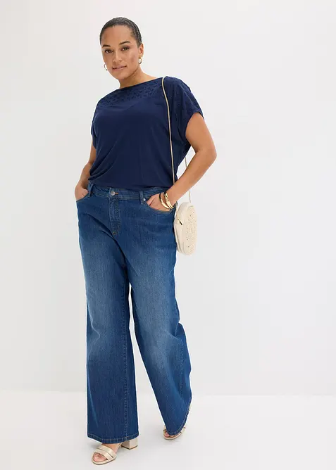 Topp av mjuk viskosmix, bonprix