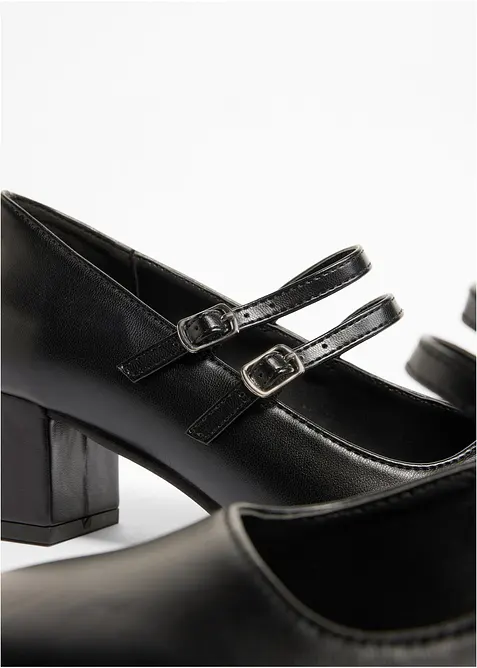 Pumps med remmar, bonprix