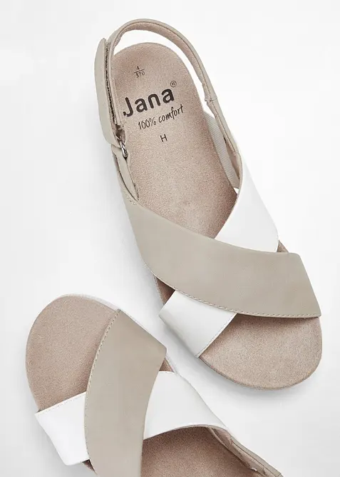 Sandal med bekv&auml;m vidd fr&aring;n Jana, Jana
