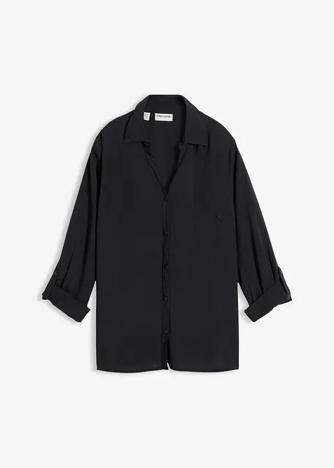 Blus av mjuk viskos, bonprix