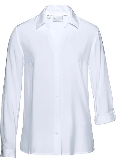 Blus av mjuk viskos, bonprix