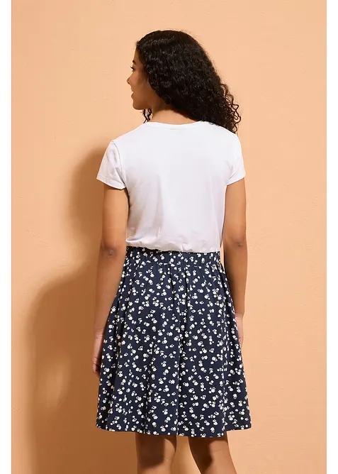 Jerseykl&auml;nning av elastisk bomullsmix, bonprix