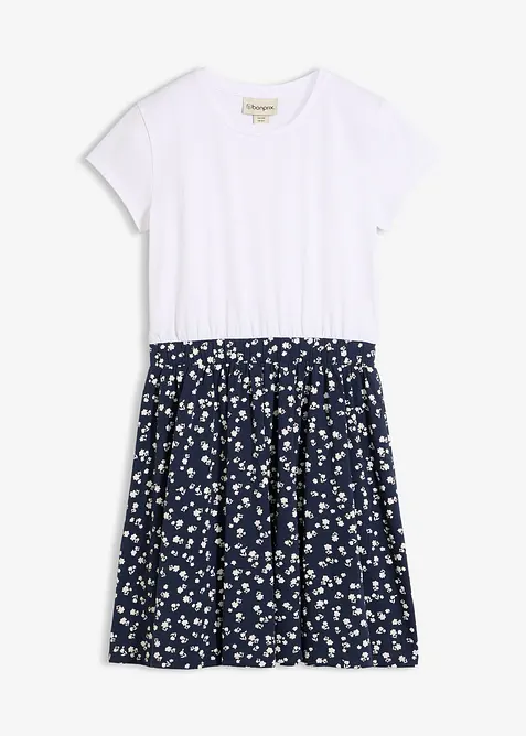 Jerseykl&auml;nning av elastisk bomullsmix, bonprix