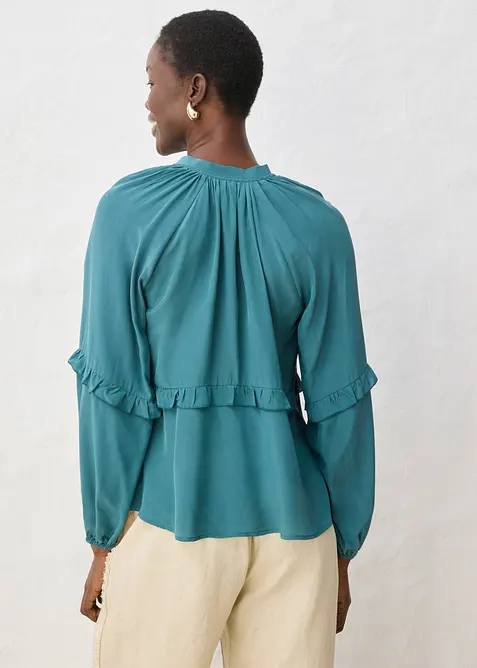 Tunika med sidenandel, bonprix