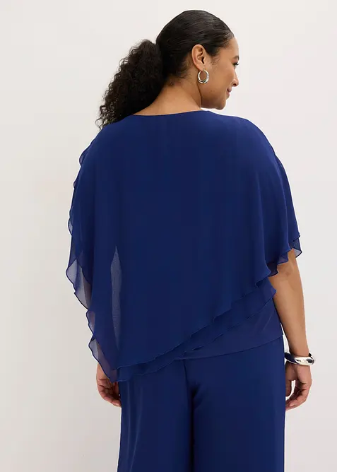 Blus i fintr&aring;dig chiffong, bonprix