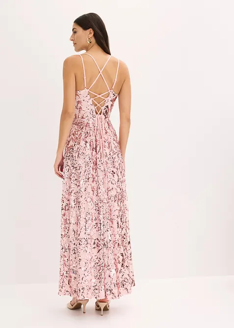 Aftonkl&auml;nning med paljettbroderi, bonprix