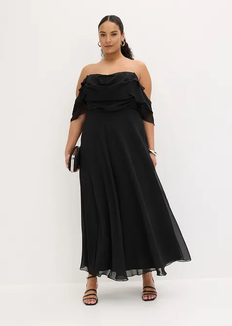 Aftonkl&auml;nning i tunn chiffong, bonprix