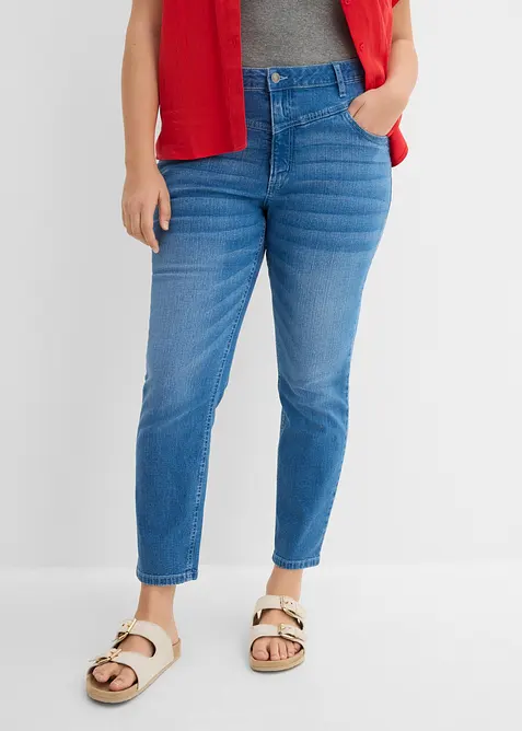 Skinny Jeans High Waist, cropped, bonprix