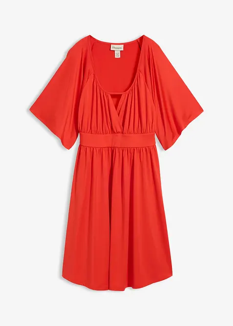 Minikl&auml;nning med volang, bonprix