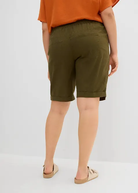 Shorts med linne, bonprix