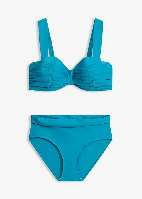 Balconettebikini med vadderade axelband (2 delar), bonprix
