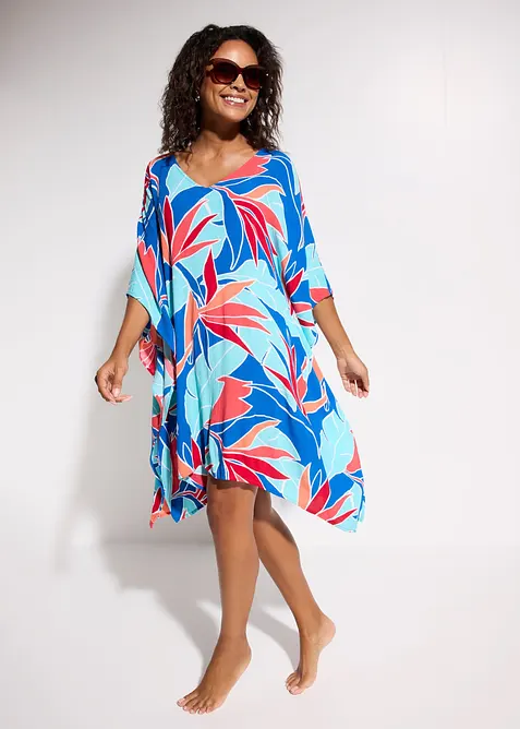 Strandtunika i f&ouml;ljsam viskos, bonprix