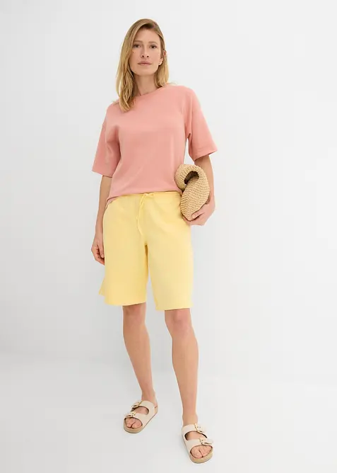 Trik&aring;bermudas i ekologisk bomull, bonprix