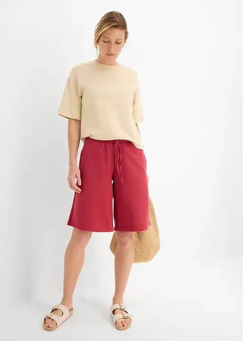 Topp i kantig modell av tjock ekologisk bomull, bonprix