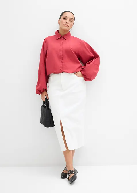 Blus i ekologisk bomull, bonprix