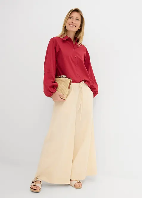 Blus i ekologisk bomull, bonprix